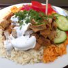 24. Dönerteller - mit Salat und Reis