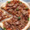 44. Pizza mit Dönerfleisch