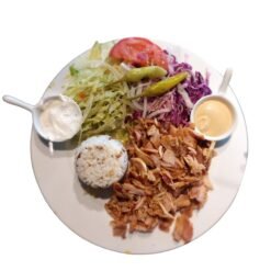 23. Dönerteller (klein) - mit Salat, Reis oder Pommes